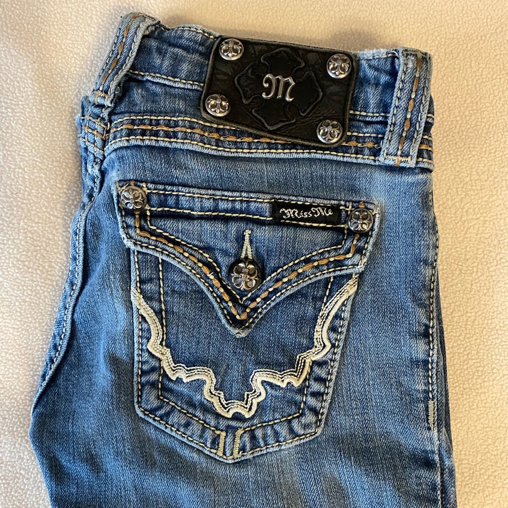 Miss Me Blue Boot Cut Jeans